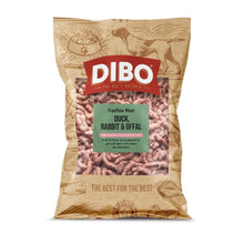 Load image into Gallery viewer, Dibo Freeflow Mince- Duck, Rabbit &amp; Offal- 1KG