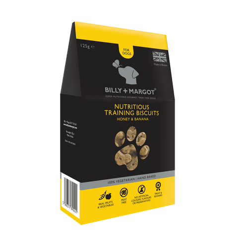 Billy & Margot Honey & Banana Training Biscuits 125g