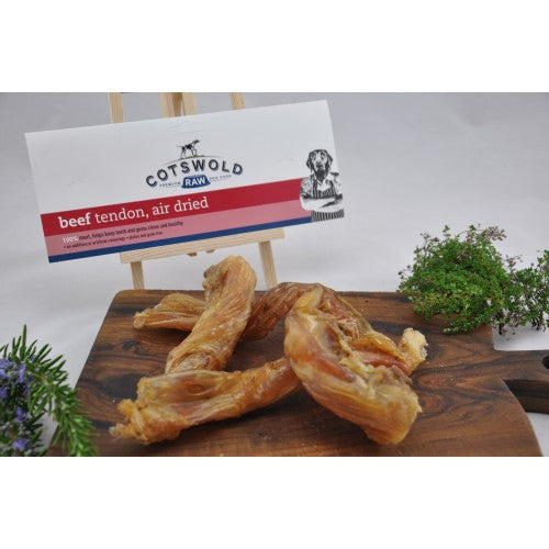 Cotswold Raw Natural Dried Treats- Beef Tendon- 250g