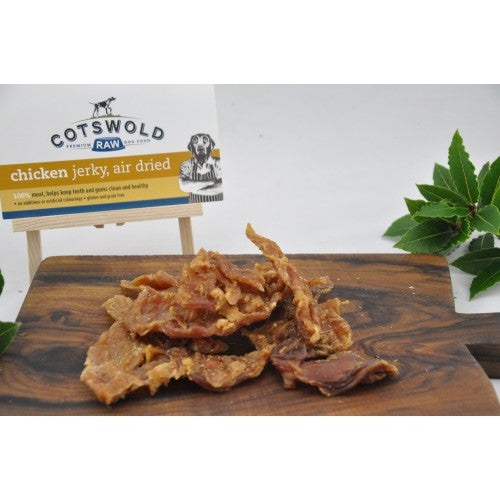 Cotswold Raw Natural Dried Treats- Chicken Jerky- 100g