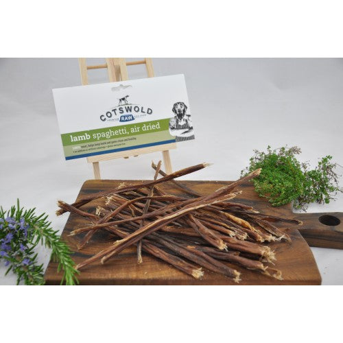 Cotswold Raw Natural Dried Treats- Lamb Spaghetti- 150g