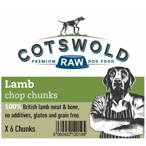 Copy of Cotswold Raw- Fresh Lamb Chop Chunks- Pack Of 6