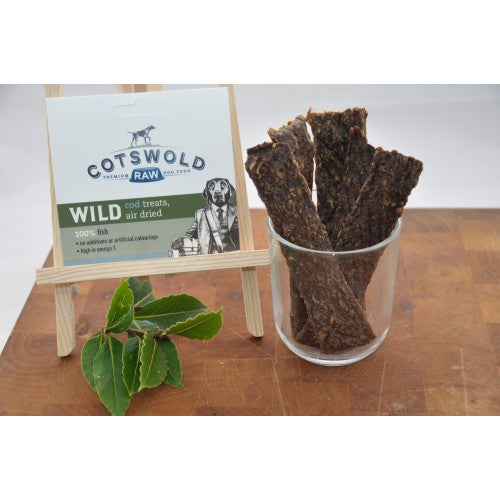 Cotswold Raw Natural Dried Treats- Pure Cod- 100g