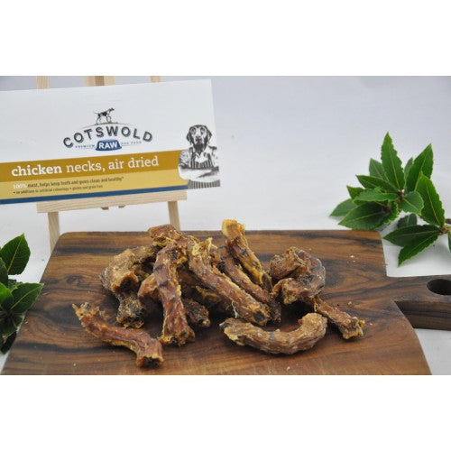 Cotswold Raw Natural Dried Treats- Chicken Necks- 150g