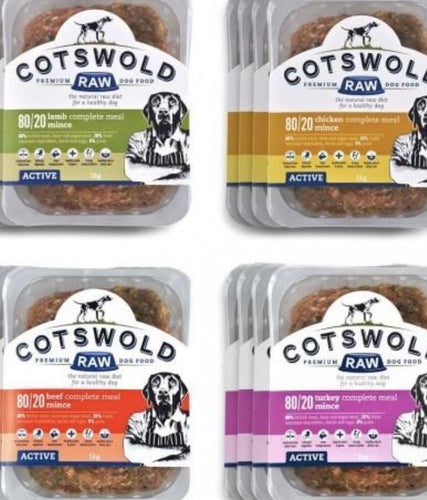 Cotswold Raw 6kg Mixed box- (12 x 500g tubs)