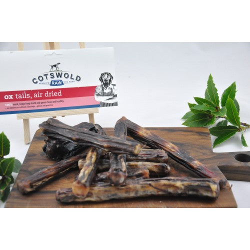 Cotswold Raw Natural Dried Treats- Ox Tails- 250g