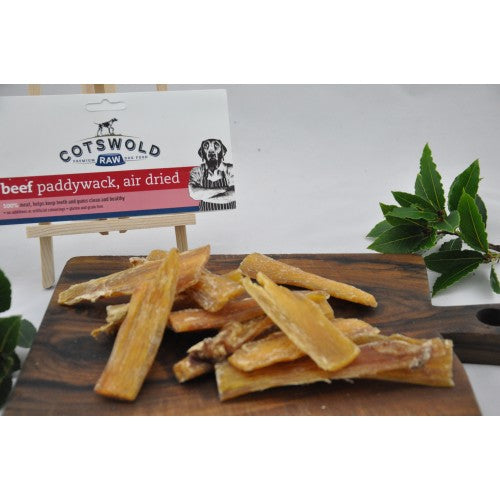 Cotswold Raw Natural Dried Treats- Beef Paddywack- 250g