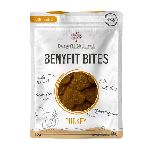 Benyfit Natural Bites- Turkey- 60g